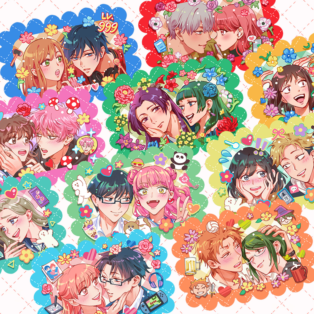 COUPLES STICKERS