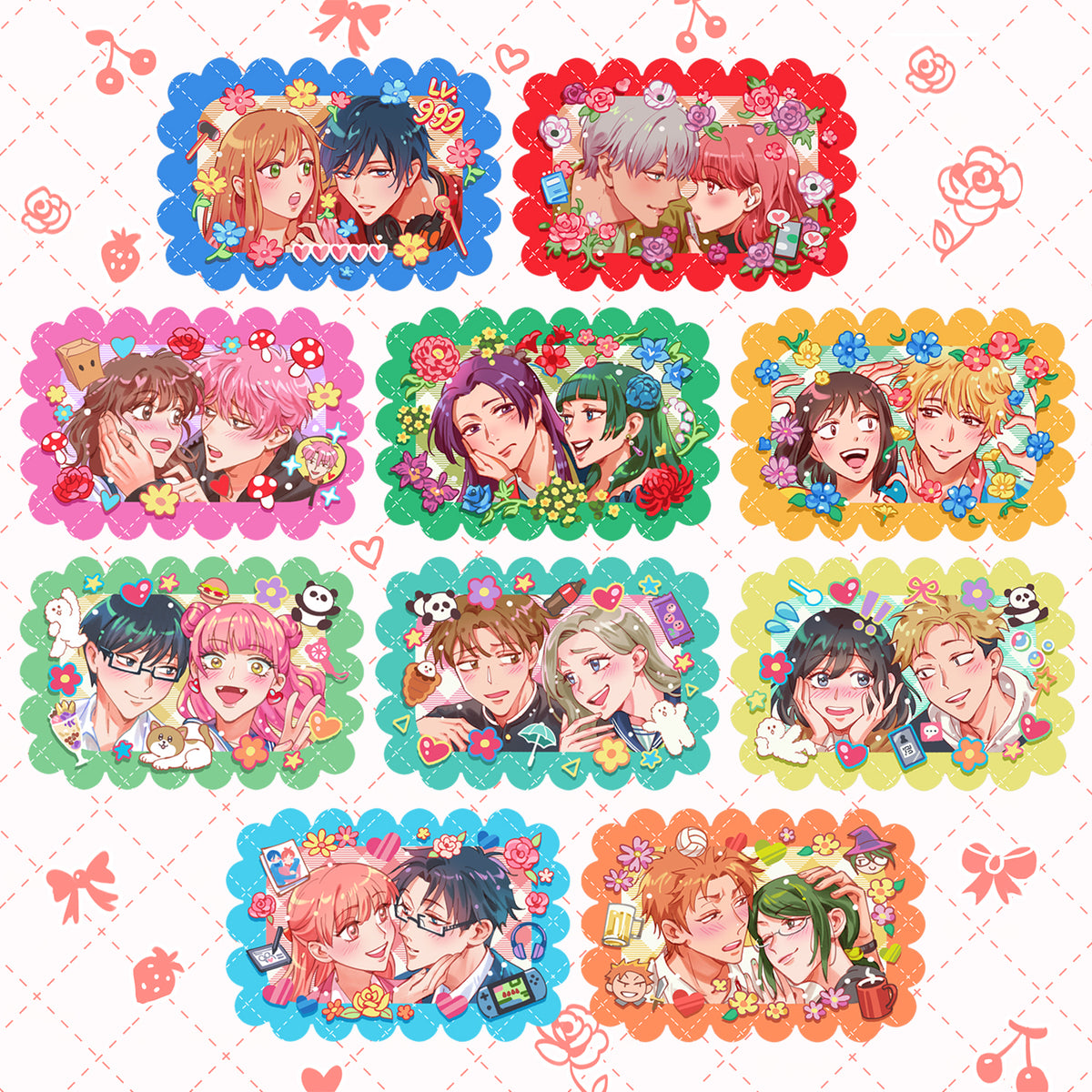 (PREORDER) COUPLES 3D CHARMS