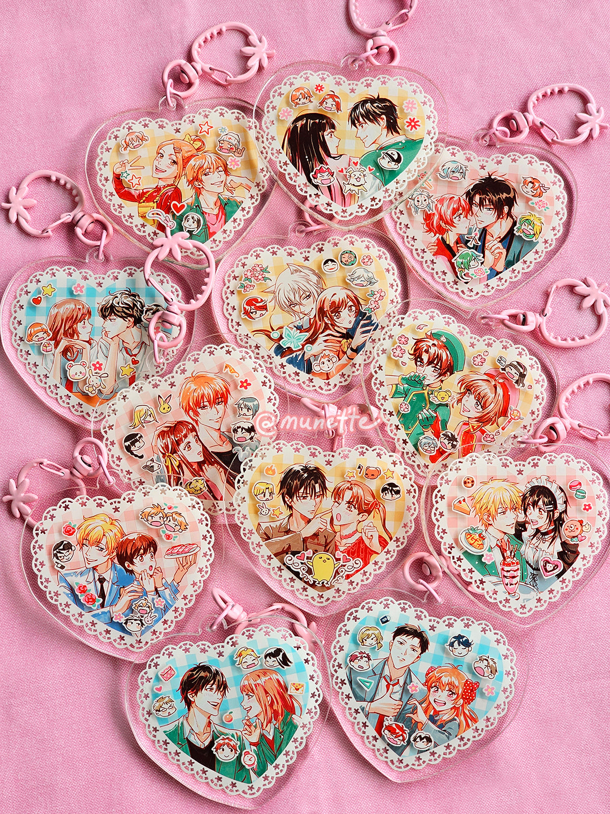 (PREORDER) SHOUJO 3D CHARMS