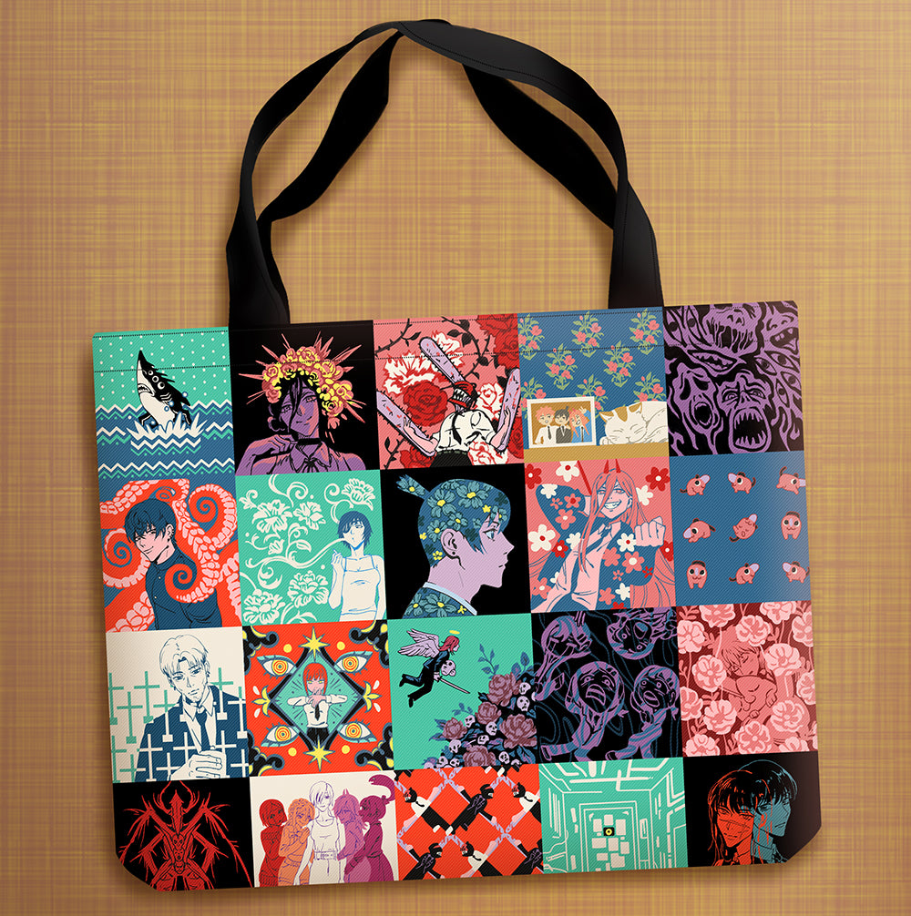 (PREORDER) CHAINSAW MAN ZIPPER TOTE BAG